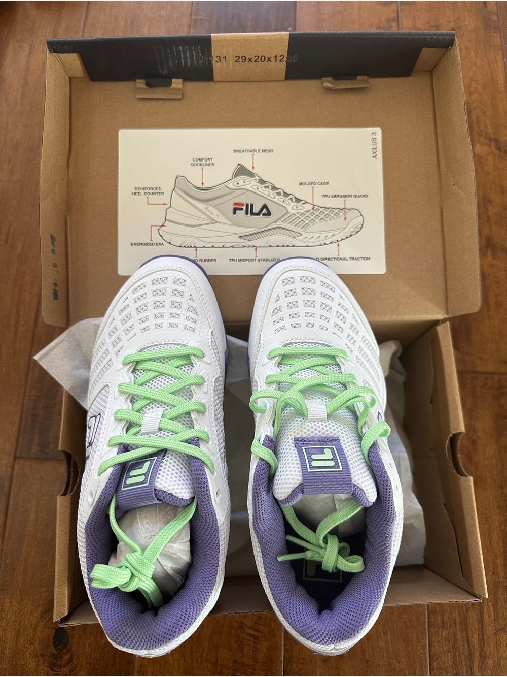 Brand New Fila Kids tennis court shoes